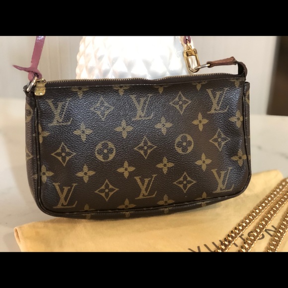 SOLD Authentic Louis Vuitton customized pouchette - Picture 3 of 8